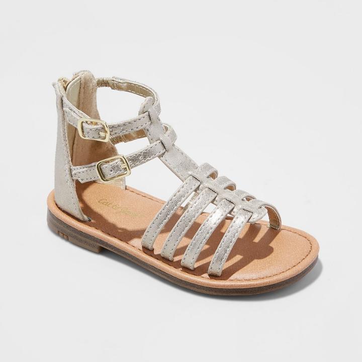 Toddler Girls' Taylor Gladiator Sandals - Cat & Jack Gold