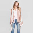 Women's Woven Striped Kimono Jacket - Universal Thread Cream (ivory)