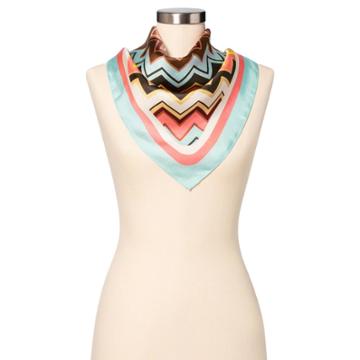 Women's Colore Zig Zag Silk Scarf - Missoni For Target, Girl's, Size: Small,