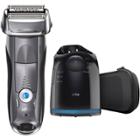 Braun Series 7 Men's Rechargeable Wet & Dry Cordless Electric Foil Shaver With Clean & Charge Station