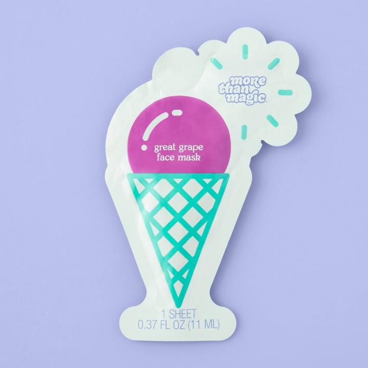 Ice Cream Cone Mask - 0.37 Fl Oz - More Than Magic , Adult Unisex