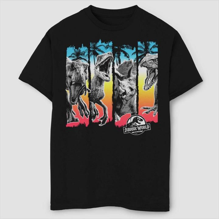 Boys' Jurassic World Fallen Kingdom Bro Time T-shirt - Black