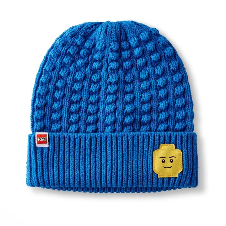 Toddler Lego Minifigure Patch Beanie Hat - Lego Collection X Target Blue