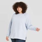 Women's Plus Size Crewneck Fleece Tunic Sweatshirt - Universal Thread