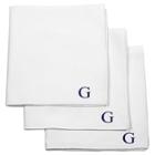 Cathy's Concepts Monogram Groomsmen Gift Handkerchief Set - G,