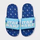 Boys' Star Wars Swim Slide Sandals - 7-8 - Disney Store, Blue/turquoise