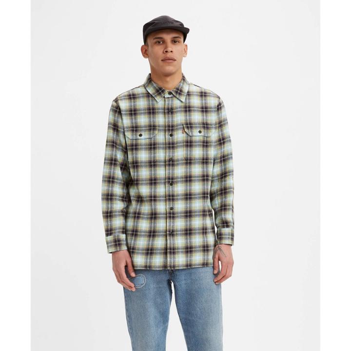 Levi's Men's Classic Fit Long Sleeve Button-down Shirt - Olive Green