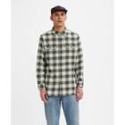 Levi's Men's Classic Fit Long Sleeve Button-down Shirt - Olive Green
