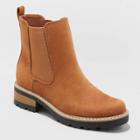 Women's Celina Water Repellant Chelsea Boots - Universal Thread Cognac