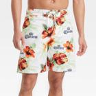 Men's 8.5 Corona Swim Trunks - White