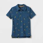 Boys' Knit Polo Short Sleeve Shirt - Cat & Jack Navy