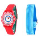 Target Boys' Red Balloon Red Plastic Time Teacher Watch - Red
