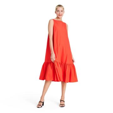 Sleeveless Ruffle Shift Dress - Christopher John Rogers For Target Red Xxs