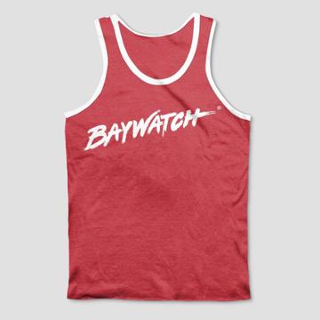 Men's Baywatch Tank Tops - Wave Red