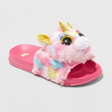 Girls' Beanie Boos Slide Sandals - Pink