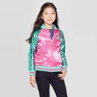 Girls' L.o.l. Surprise! Go Team Glitter Track Jacket - Pink