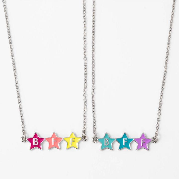 Girls' 2pk Bff Necklace Set - Cat & Jack, Dark Grey