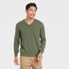 Men's V-neck Pullover - Goodfellow & Co Green