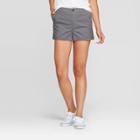Target Women's 3 Chino Shorts - A New Day Dark Gray