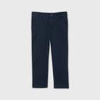 Toddler Girls' Stretch Uniform Skinny Fit Chino Pants - Cat & Jack Navy