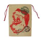 Burlap Special Santa Delivery Jumbo Gift Bag - Wondershop