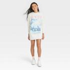 Grayson Threads Women's Glacier Montana Long Sleeve Graphic Dress - White