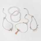 Girls' 5ct Mixed Bracelets With Star & Tassel - Cat & Jack Gold