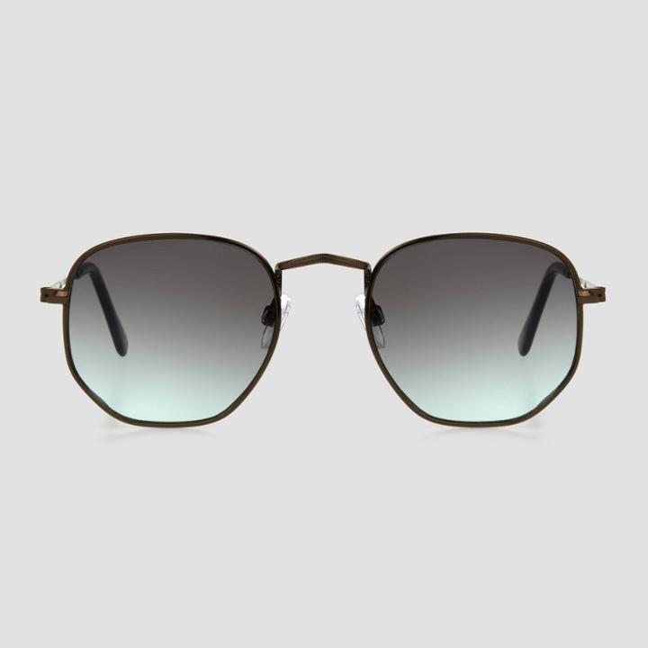 Women's Narrow Metal Geo Round Sunglasses - Universal Thread
