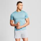 Men's Seamless Short Sleeve Run T-shirt - C9 Champion Aqua Tonic Heather