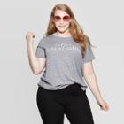 Women's Coffee Lots Of Coffee Plus Size Short Sleeve Graphic T-shirt - Grayson Threads (juniors') - Charcoal