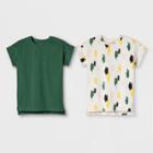 Boys' 2pk Short Sleeve T-shirt - Cat & Jack Xxl,