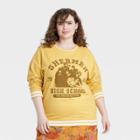 The Breakfast Club Women's Shermer High School Plus Size Graphic Sweatshirt - Yellow