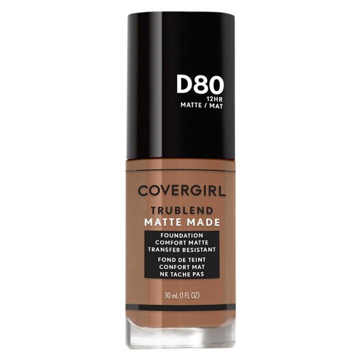 Covergirl Trublend Matte Made Foundation D80 Soft Sable