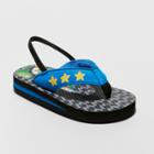 Toddler Boys' Nintendo Super Mario Flip Flop Sandals - Blue
