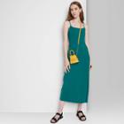 Women's Sleeveless Tie-back Dress - Wild Fable Deep Teal