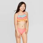 Girls' Tossed Fruits Bikini Set - Cat & Jack Coral