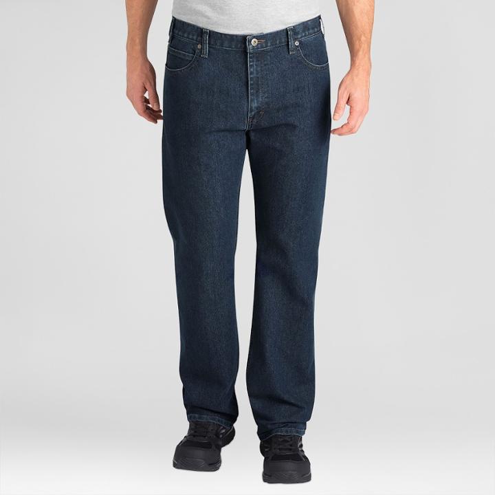 Dickies Men's Relaxed Straight Fit Jeans - Khaki Heather