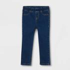 Toddler Girls' Pull-on Skinny Jeans - Cat & Jack Medium Wash 12m,