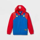 Boys' Nintendo Super Mario Cosplay Sweatshirt - Royal Blue/red