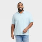 Men's Big & Tall Every Wear Polo Shirt  Goodfellow & Co Soft Blue