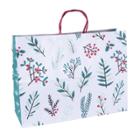 Large Vogue Botanical Christmas Gift Bag White - Wondershop,