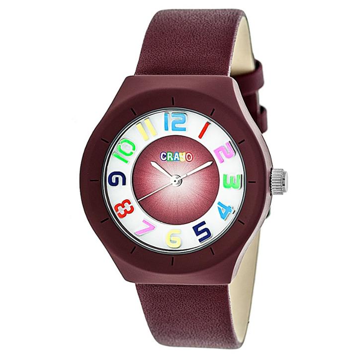 Crayo Atomic Women's Leatherette Strap Watch -