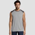 Hanes Men's Sport Performance Muscle T-shirt - Gray S, Men's,