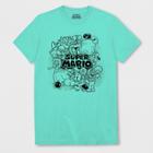 Men's Short Sleeve Nintendo Crew T-shirt - Seafoam