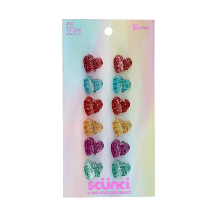 Scunci Kids Jaw Clips - Glitter