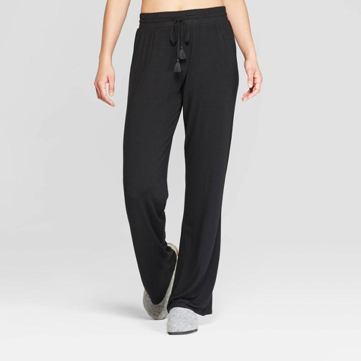 Women's Beautifully Soft Pajama Pants - Stars Above Black