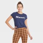 Grayson Threads Women's Mazel Short Sleeve Graphic T-shirt - Navy