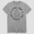 Fifth Sun Men's Short Sleeve Same Ship Different Day T-shirt - Athletic Heather