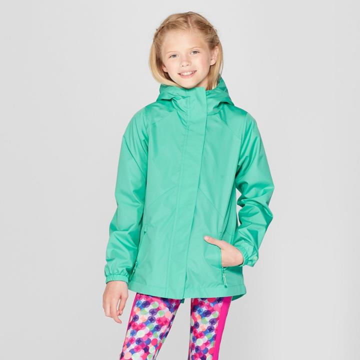 Girls' All Weather Windbreaker Jacket - C9 Champion Green