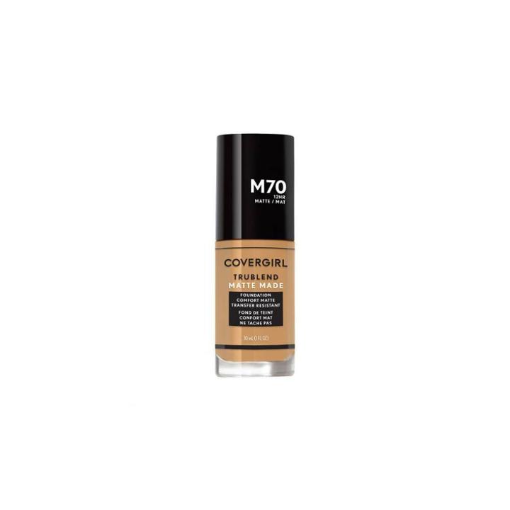 Covergirl Trublend Matte Made Foundation M70 Sand Beige - 1.01 Fl Oz, Adult Unisex, M70 Brown Beige